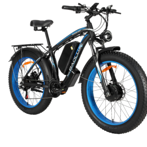 for 2000W dual motor 48V 20AH 26*4.0 fat tire hydraulic brake soft tail frame large front fork color instrument electric bicycle - 2000W 48V2 3AH