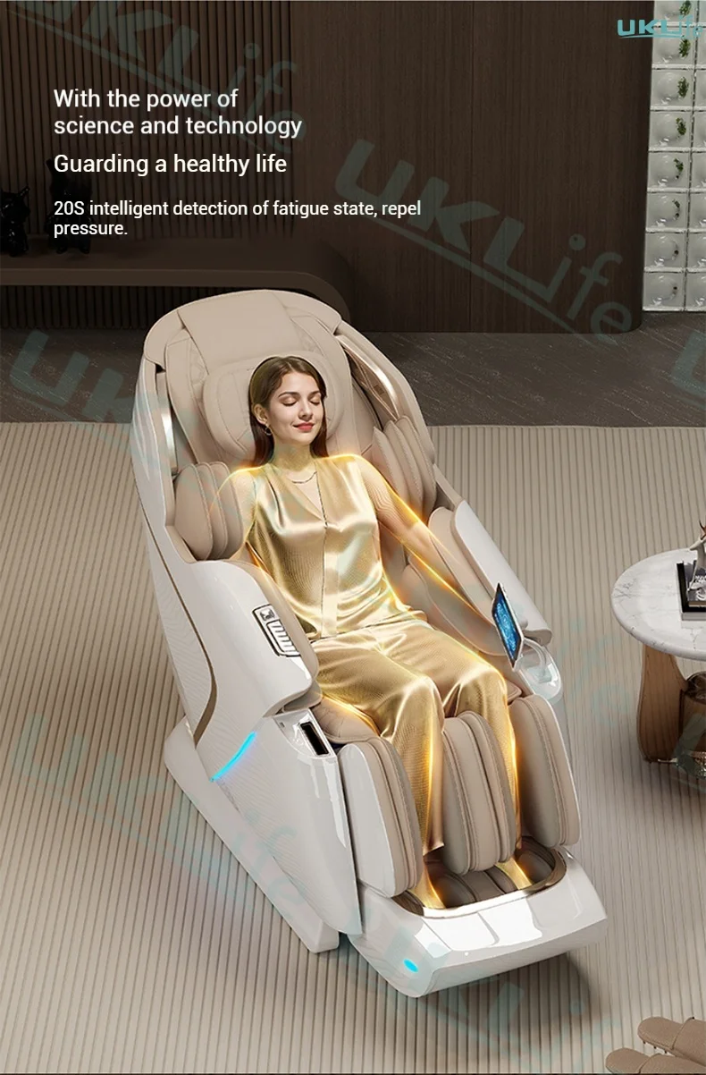 3 Year Warranty Dual-core 4D SL-Track Zero Gravity full body Massage Chair Home 3D Thai Stretch Electric leg lift Massage Sofa