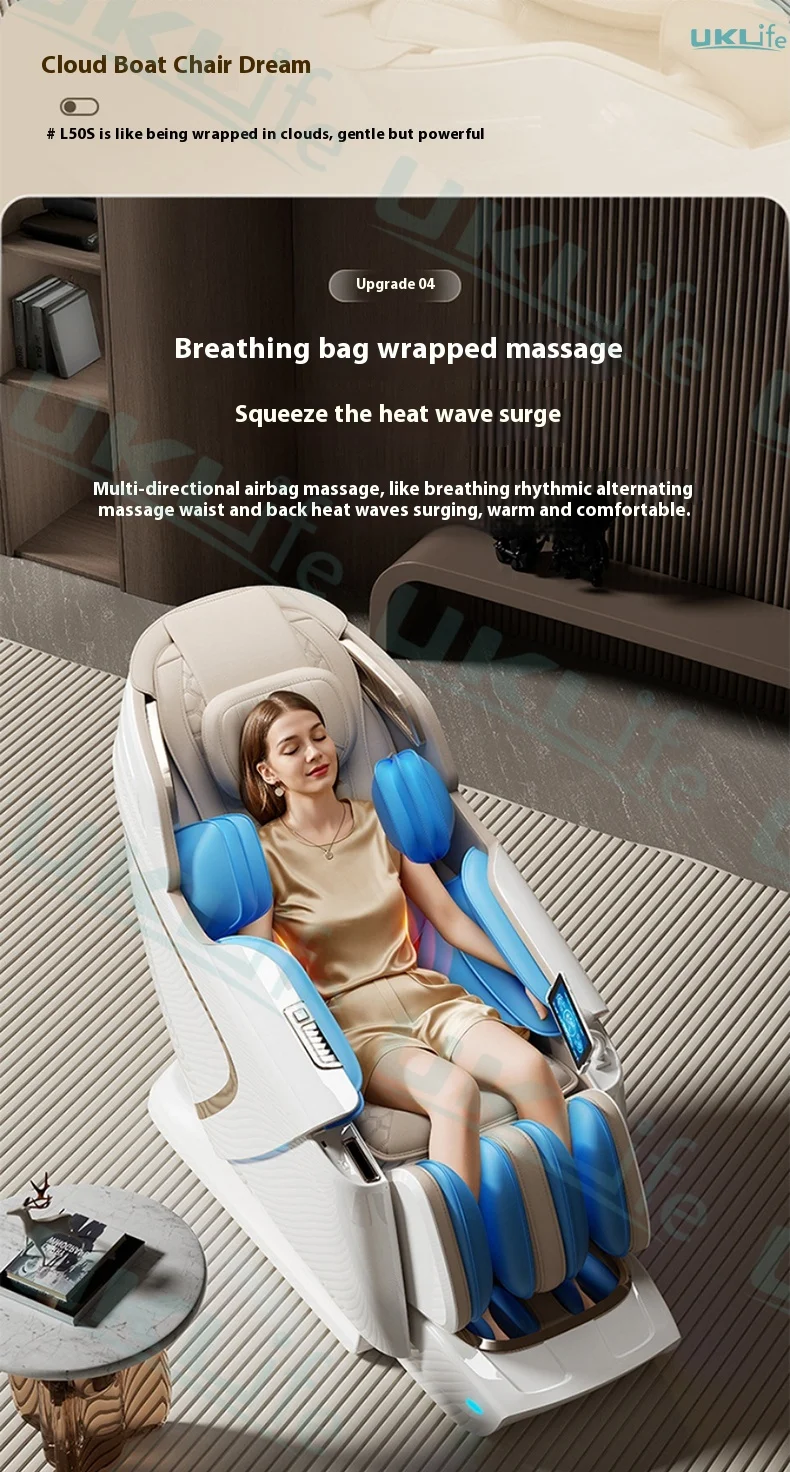 3 Year Warranty Dual-core 4D SL-Track Zero Gravity full body Massage Chair Home 3D Thai Stretch Electric leg lift Massage Sofa