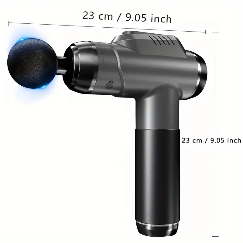 1200-9800 rpm High-Power Deep Muscle Massage Gun Electric Massager with 8 Heads For Body Neck Back Leg Fitness Tool 30 Levels 1200-9800 rpm High-Power Deep Muscle Massage Gun Electric Massager with 8 Heads For Body Neck Back Leg Fitness Tool 30 Levels