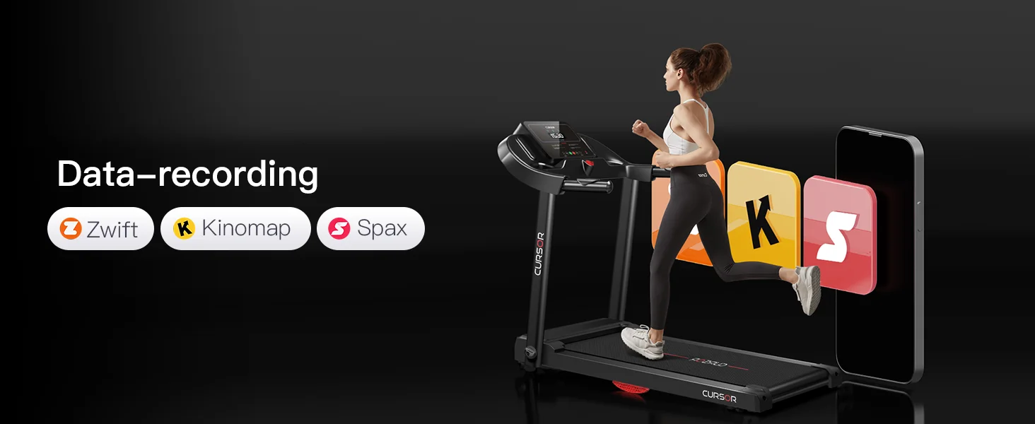 Home Folding Treadmill with Pulse Sensors, 2.5 HP Quiet Brushless, 7.5 MPH, 265 lbs Capacity