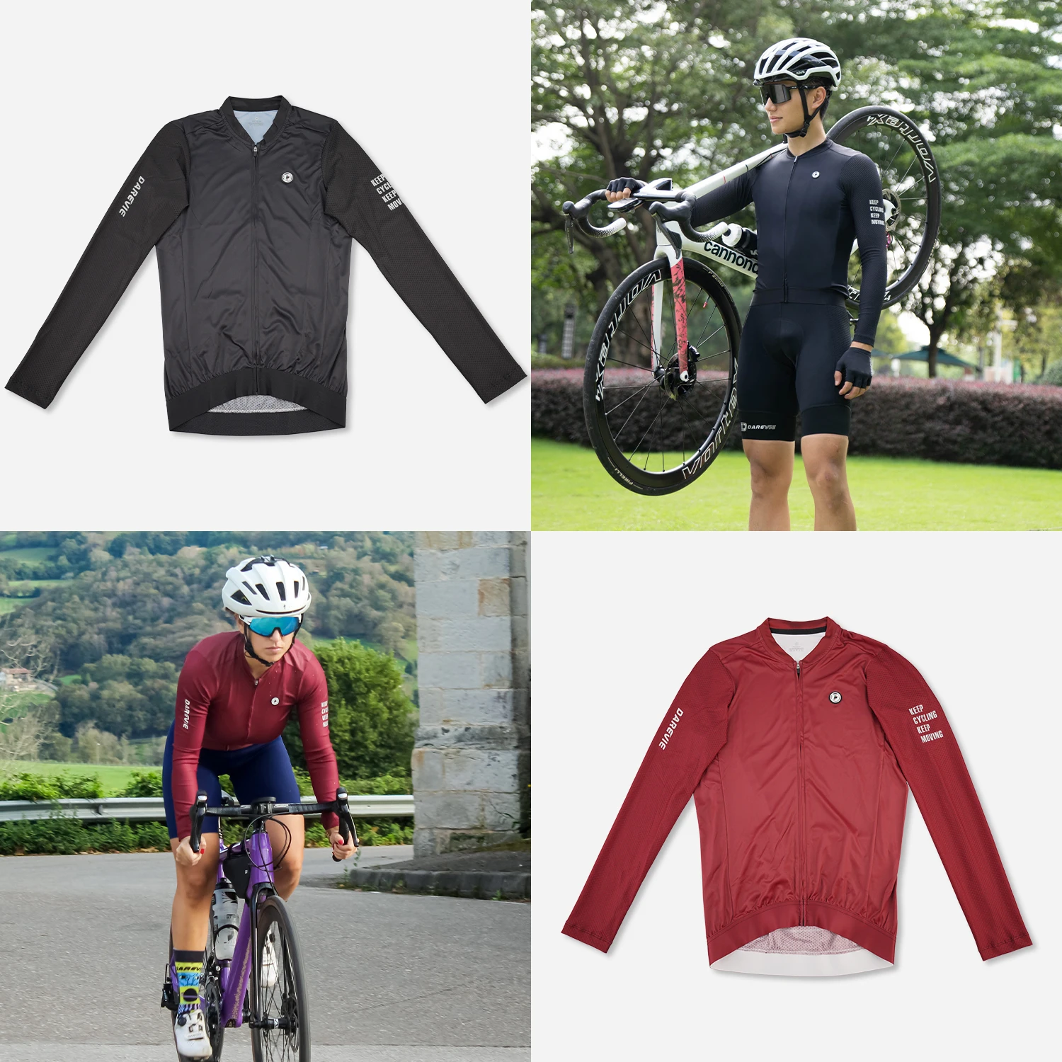 DAREVIE Man Cycling Jersey 2024 Summer Breathable Long Sleeve Men's Cycling Clothing MTB Road Anti-UV Men's Cycling Shirt DAREVIE Man Cycling Jersey 2024 Summer Breathable Long Sleeve Men's Cycling Clothing MTB Road Anti-UV Men's Cycling Shirt