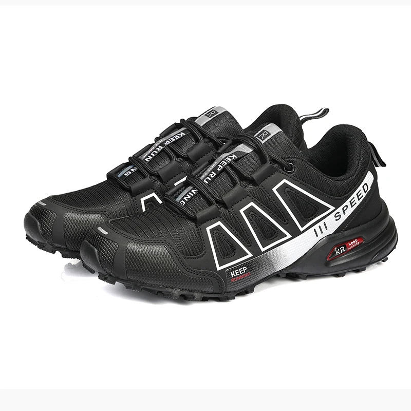 Men's Outdoor Hiking Shoes Off-Road Non-Slip Anti-Collision Breathable High-Quality Men's Boots Lockless Casual Cycling Shoes