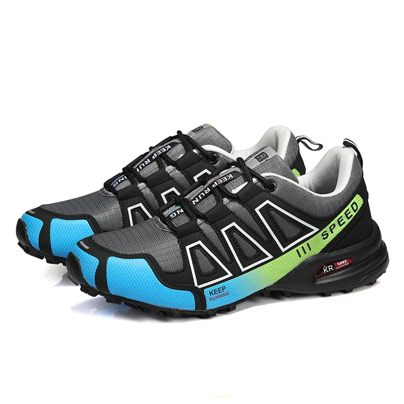 Men's Outdoor Hiking Shoes Off-Road Non-Slip Anti-Collision Breathable High-Quality Men's Boots Lockless Casual Cycling Shoes