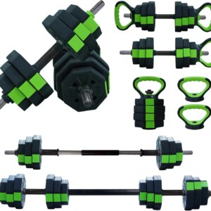 66lbs/88lbs Weight 4 in 1 Adjustable Kettlebell Set  Dumbbell Set Used as Kettlebells Barbell Push up Stand for GYM Home