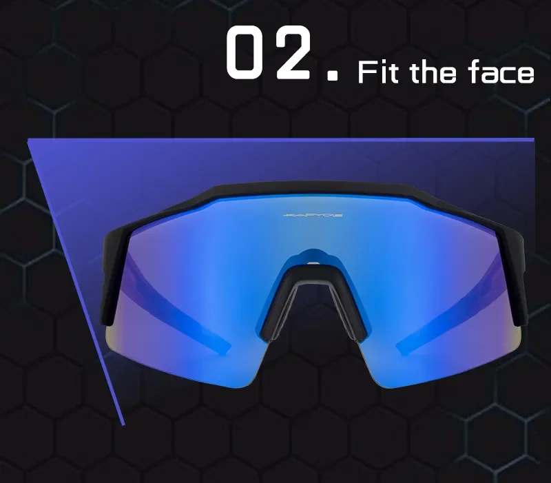 Kapvoe Photochromic Cycling Sunglasses for Men Cycl Glasses Mountain Bicycle Goggles Women Outdoor Sports Running UV400 Eyewear