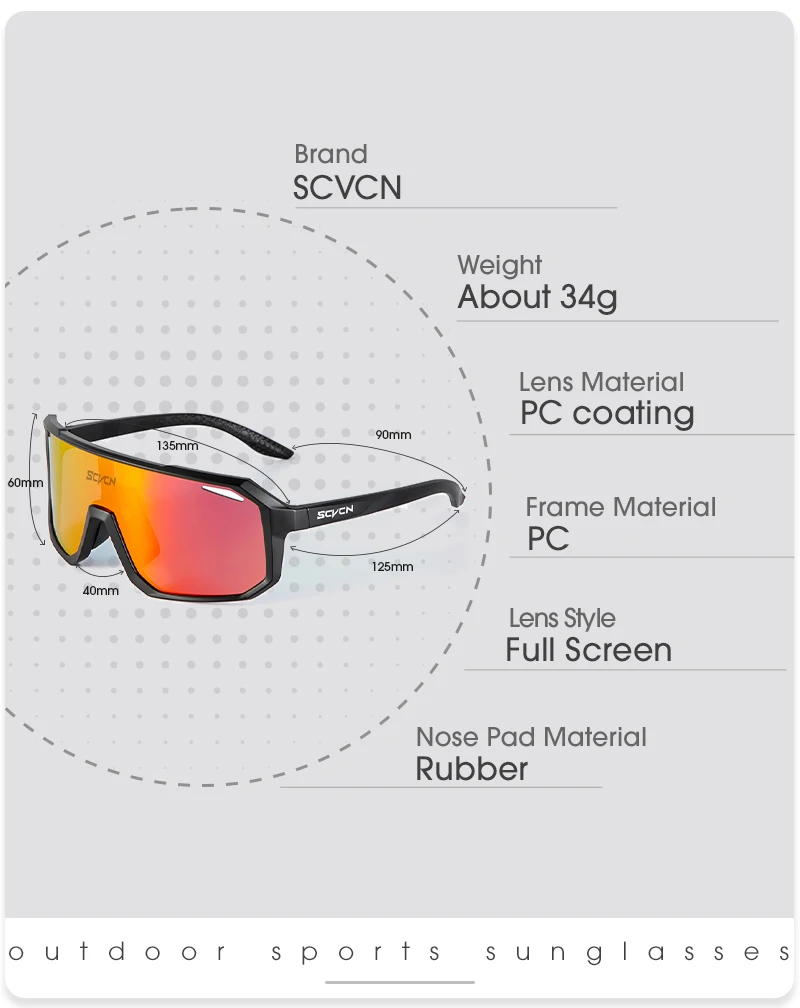 SCVCN Men bicycle Cycling Sunglasses Woman MTB road bike Driving Goggles Outdoor Sports running Glasses UV400 Hiking Eyewear SCVCN Men bicycle Cycling Sunglasses Woman MTB road bike Driving Goggles Outdoor Sports running Glasses UV400 Hiking Eyewear
