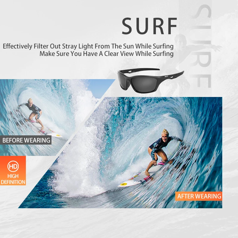 SCVCN New Outdoor Polarized Sunglasses Bike Cycling Glasses UV400 Sports Running Fishing Protection Eyewear Road Bicycle Goggles