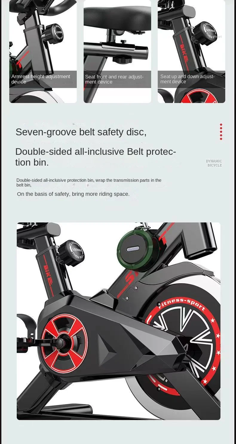 OVOZI Spin Bike Home Fitness Equipment Gym Dedicated Indoor Exercise Weight Loss Silent Smart Power Bike Hot New