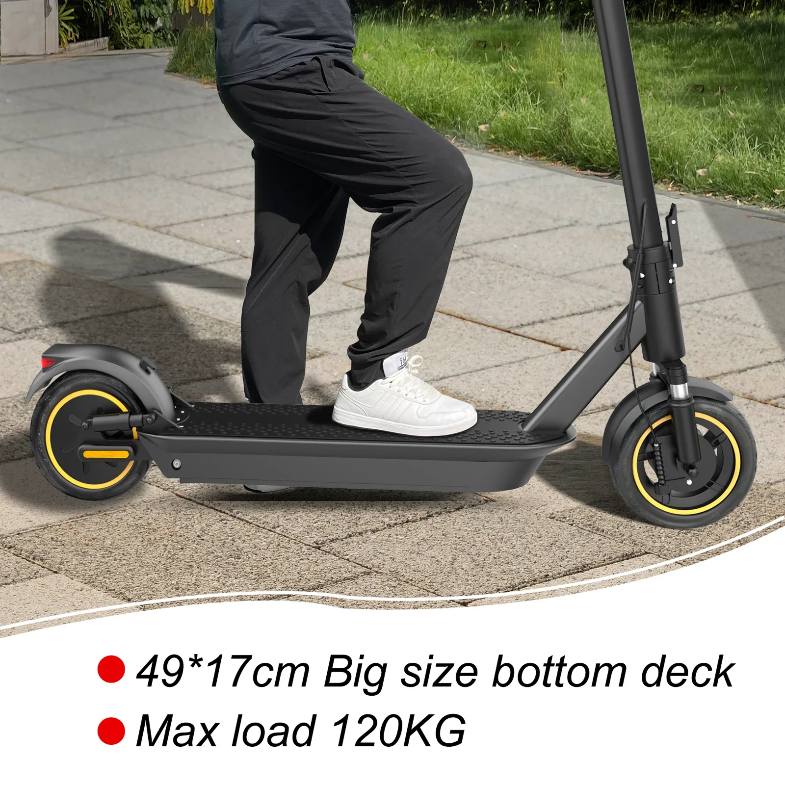 AOVOPRO Ledpad ESMAX Electric Scooter 500W 40km/h Adult APP Smart Shock-absorbing Anti-skid Foldable Portable Electric Scooter