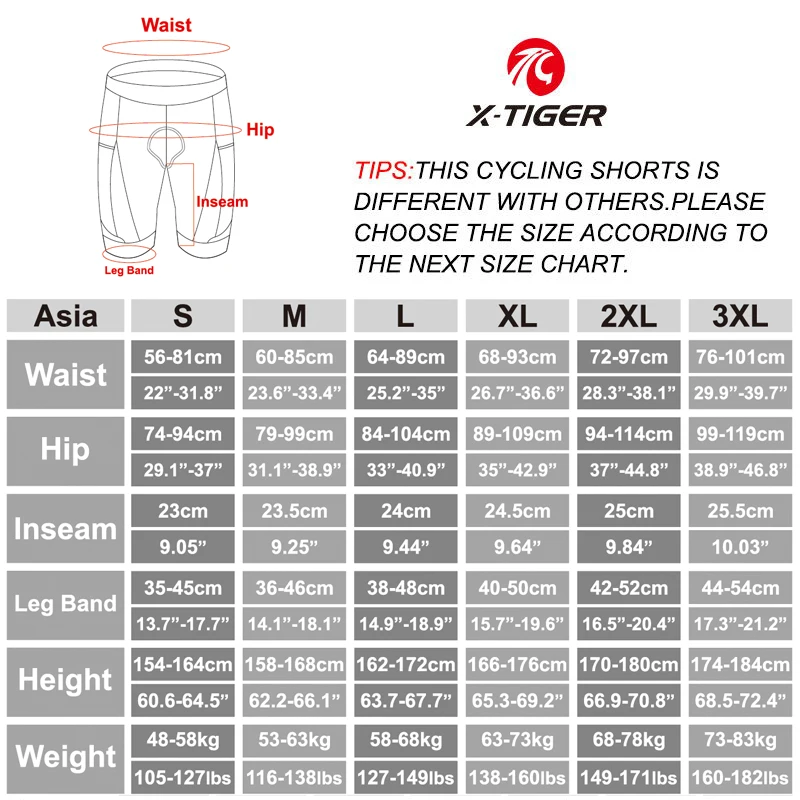 X-TIGER Cycling Shorts Women's Bicycle Shorts Competitive Sponge Padded 7h MTB Bike Shorts With Side Pockets Summer Bib Tights