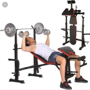 Weight Bench And 50kg Dumbbell